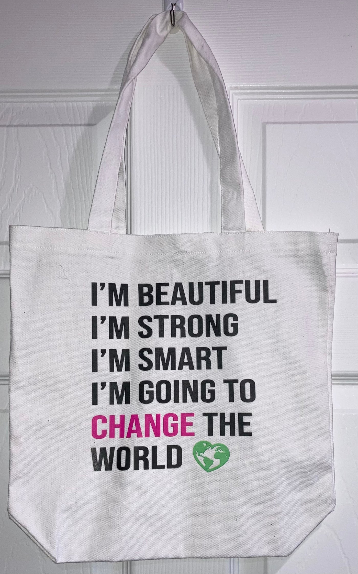 Affirmations Canvas Tote Bag